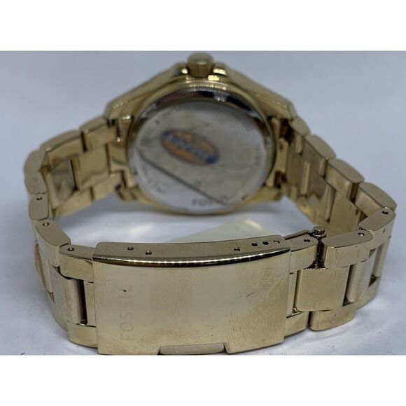 Fossil AM4482 Women's Stainless Steel Analog Champagne Dial Quartz Watch AA458 - Picture 9 of 11